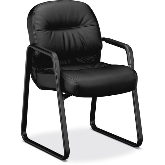 HON Pillow-Soft Guest Chair, Leather [SKU - HON2093SR11T]