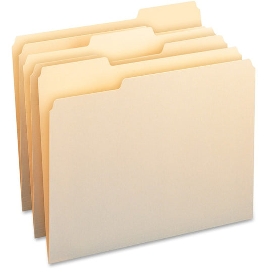 Smead WaterShed/CutLess 1/3 Tab Cut Letter Recycled Top Tab File Folder [SKU - SMD10343]