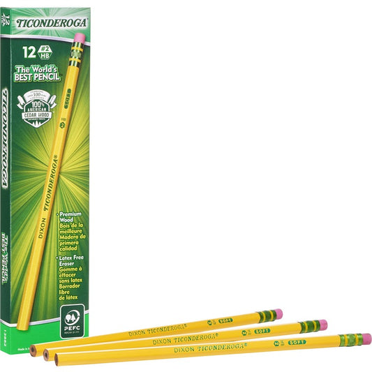 Ticonderoga No. 2 Woodcase Pencils [SKU - DIX13882]