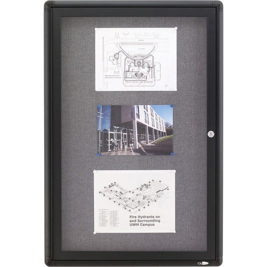 Quartet Enclosed Bulletin Board [SKU - QRT2363L]