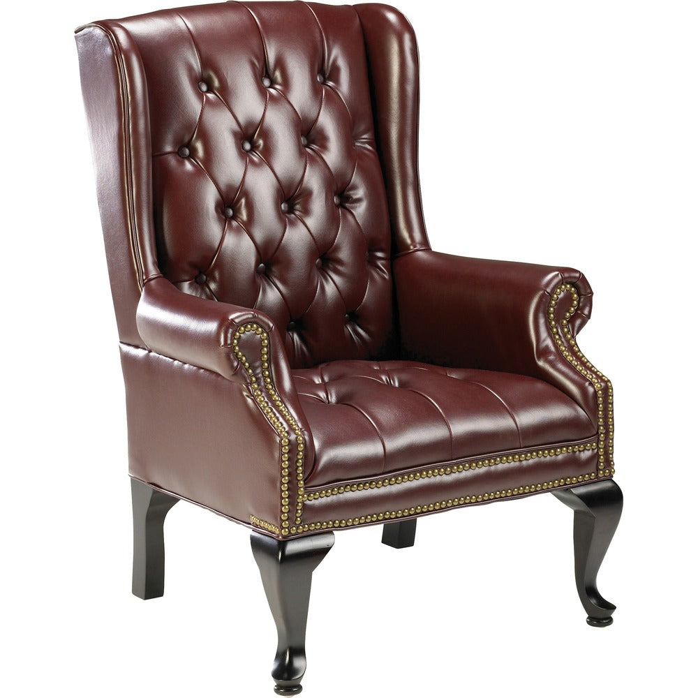 Lorell 777 QA Queen Anne Wing-Back Reception Chair [SKU - LLR60605]