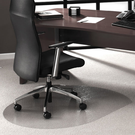 Cleartex Ultimat Contoured Chairmat - Low/Medium Pile Carpet [SKU - FLR119923SR]