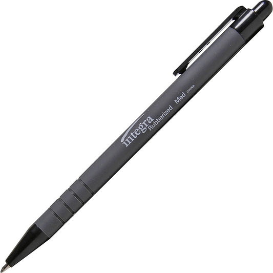 Integra Rubber Barrel Retractable Ballpoint Pens [SKU - ITA30031]