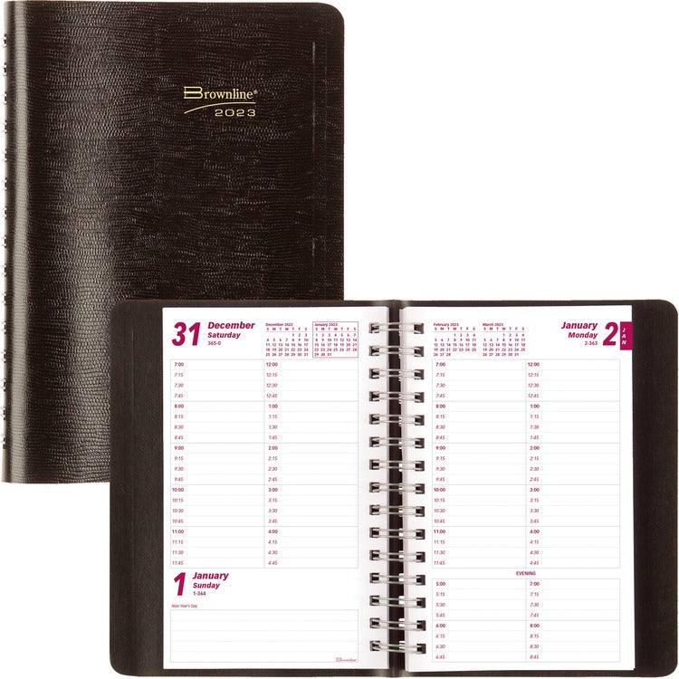 Brownline Daily Planner [SKU - REDCB800BLK]