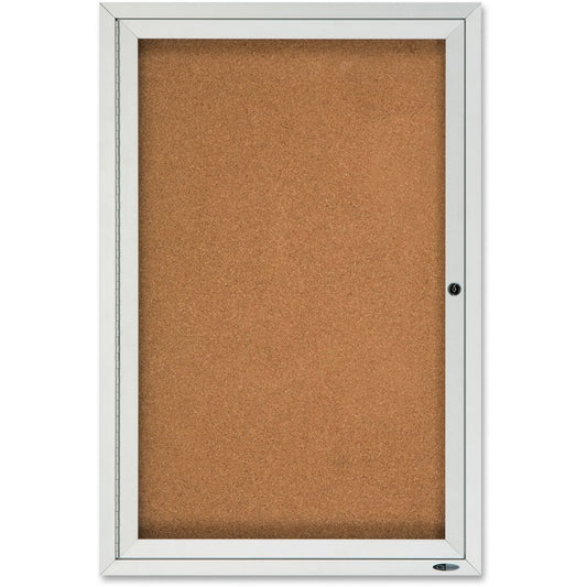 Quartet Enclosed Cork Bulletin Board for Outdoor Use [SKU - QRT2121]