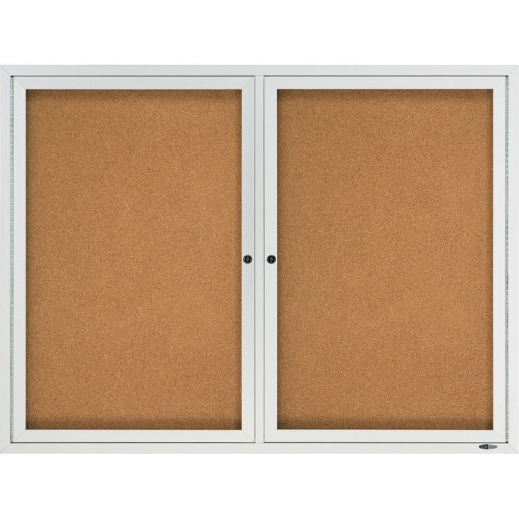 Quartet Enclosed Cork Bulletin Board for Outdoor Use [SKU - QRT2124]