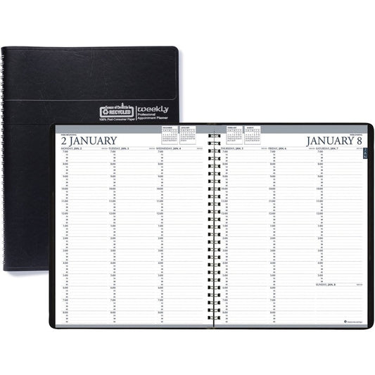 House of Doolittle Black Professional Weekly Planner [SKU - HOD27202]