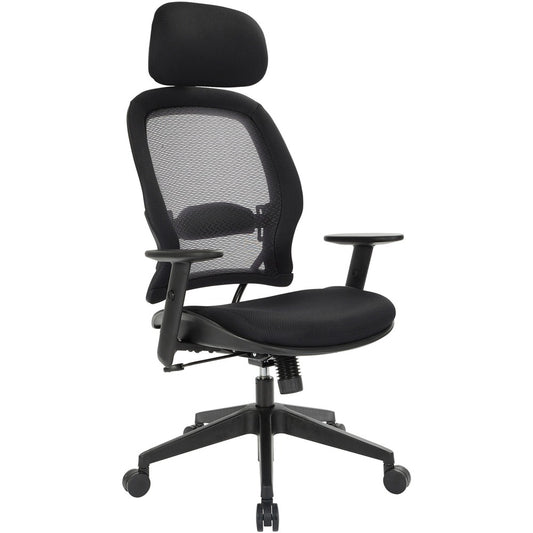 Office Star Professional Air Grid Chair with Adjustable Headrest [SKU - OSP55403]