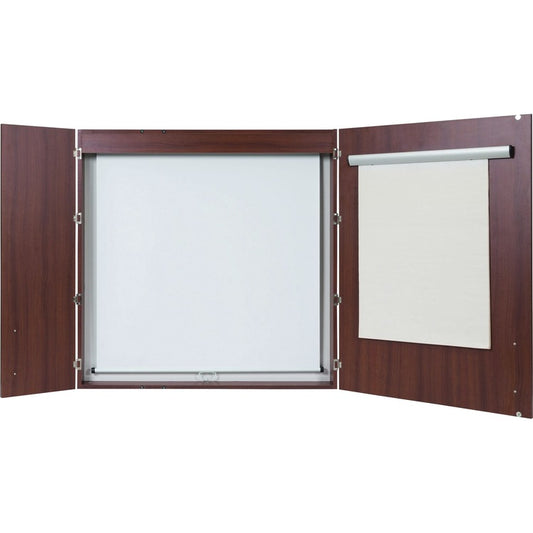MasterVision 2-door Cherry Conference Cabinet [SKU - BVCCAB01010130]
