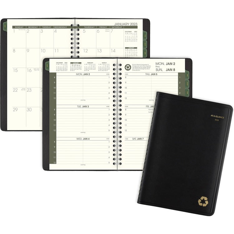 At-A-Glance 100% Recycled Weekly/Monthly Appointment Book [SKU - AAG70100G05]