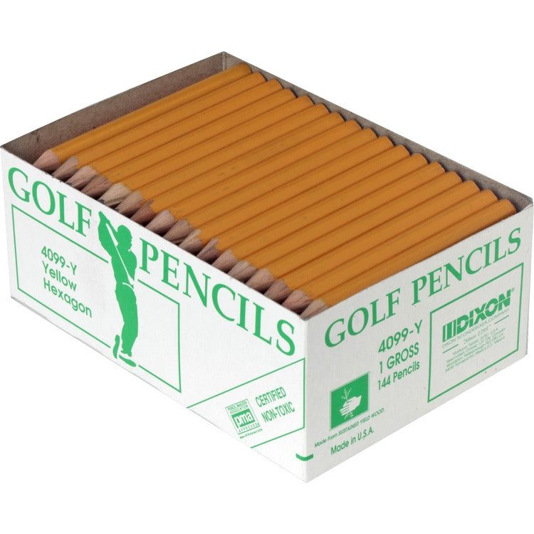 Dixon Pre-sharpened Wood Golf Pencils [SKU - DIX14998]