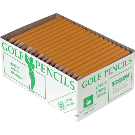 Dixon Pre-sharpened Wood Golf Pencils [SKU - DIX14998]