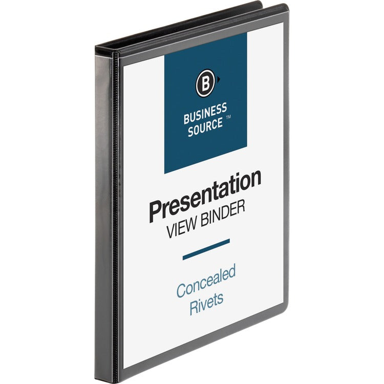 Business Source Standard View Round Ring Binder [SKU - BSN09979]