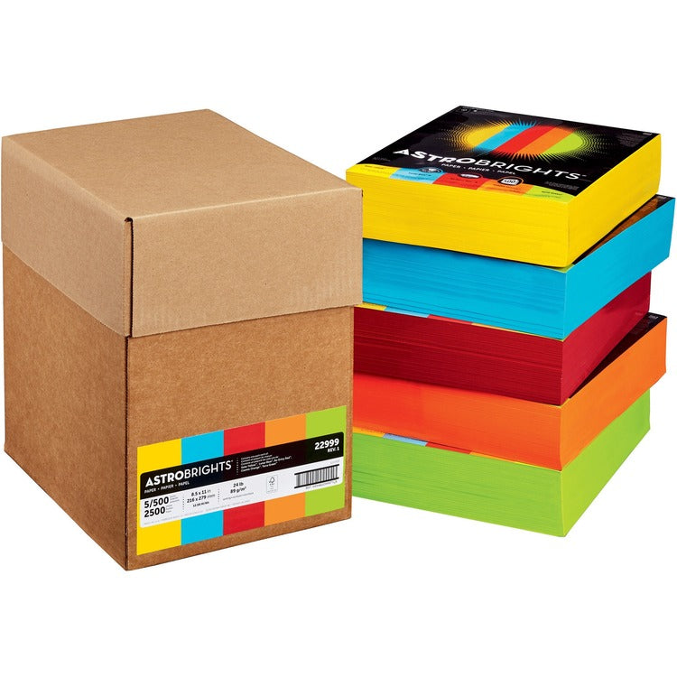 Astrobrights Color Paper - Mixed Carton - Assortment [SKU - WAU22999]