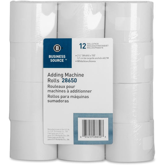 Business Source 150' Adding Machine Rolls [SKU - BSN28650]