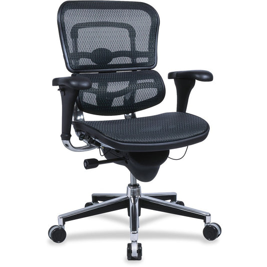 Eurotech Ergohuman ME8ERGLOW091 Mesh Multifunction Executive Chair [SKU - EUTME8ERGLOBLK]