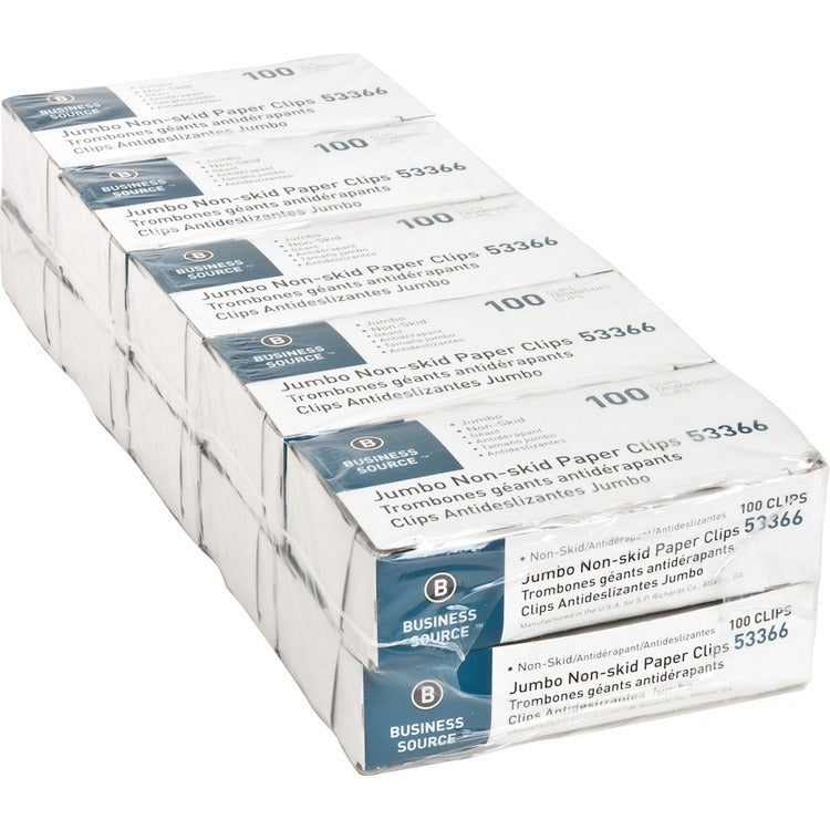 Business Source Jumbo Nonskid Paper Clips [SKU - BSN53366]