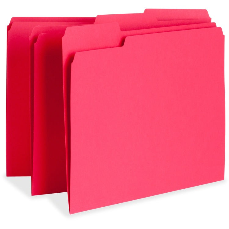 Business Source 1/3 Tab Cut Letter Recycled Top Tab File Folder [SKU - BSN65776]