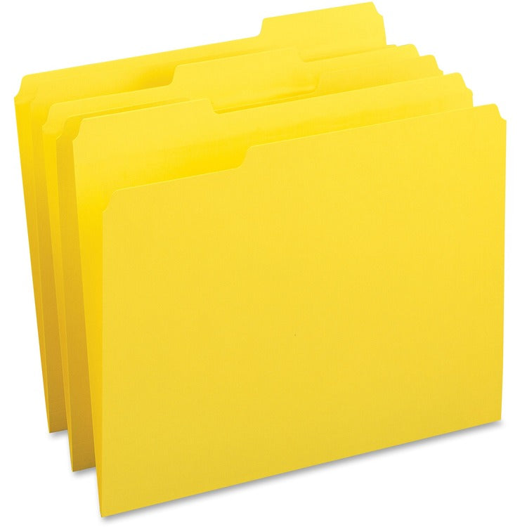Business Source 1/3 Tab Cut Letter Recycled Top Tab File Folder [SKU - BSN65778]