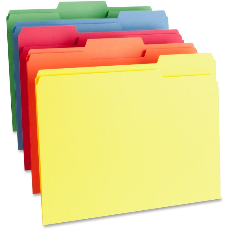 Business Source 1/3 Tab Cut Letter Recycled Top Tab File Folder [SKU - BSN65780]