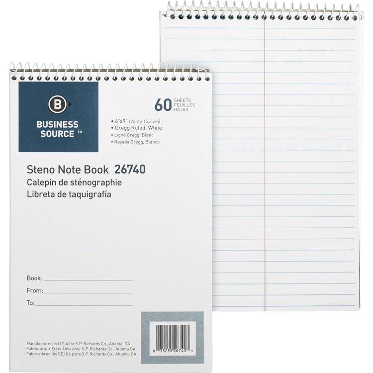 Business Source Steno Notebook [SKU - BSN26740]
