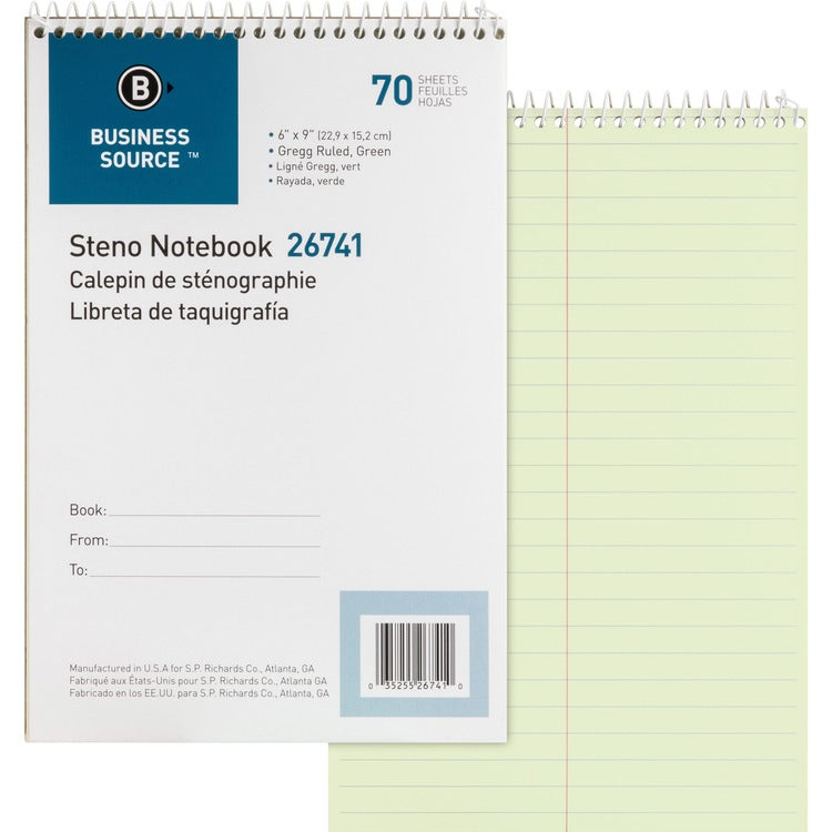 Business Source Steno Notebook [SKU - BSN26741]