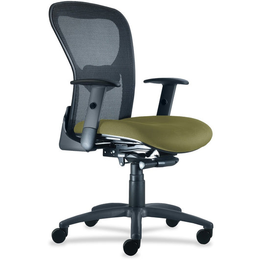 9 to 5 Seating Strata 1560 Mid Back Mesh Chair with Silver Accent [SKU - NTF1560Y2A8B112]