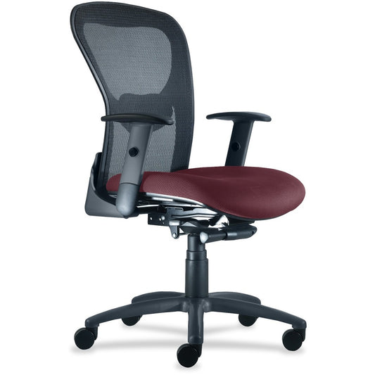 9 to 5 Seating Strata 1560 Mid Back Mesh Chair with Silver Accent [SKU - NTF1560Y2A8B114]