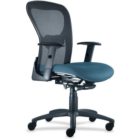 9 to 5 Seating Strata 1560 Mid Back Mesh Chair with Silver Accent [SKU - NTF1560Y2A8B115]