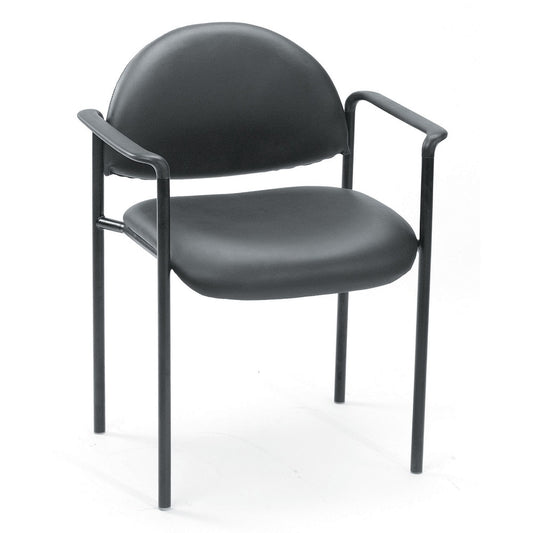 Boss Diamond Stacking Chair with Arm [SKU - BOPB9501CS]