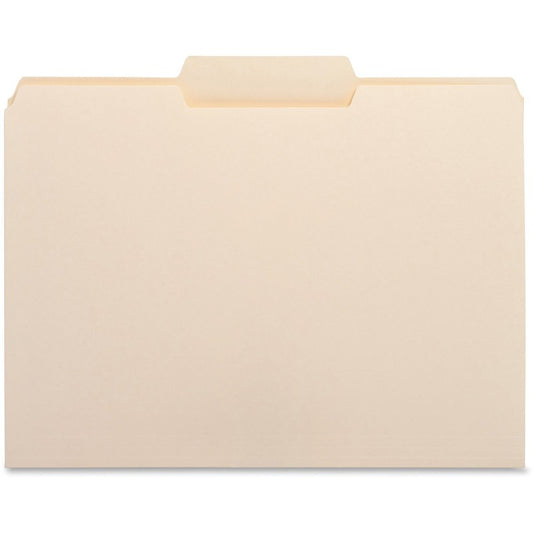 Business Source 1/3 Tab Cut Letter Recycled Top Tab File Folder [SKU - BSN16491]