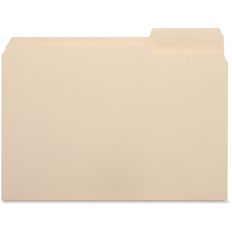 Business Source 1/3 Tab Cut Letter Recycled Top Tab File Folder [SKU - BSN16492]