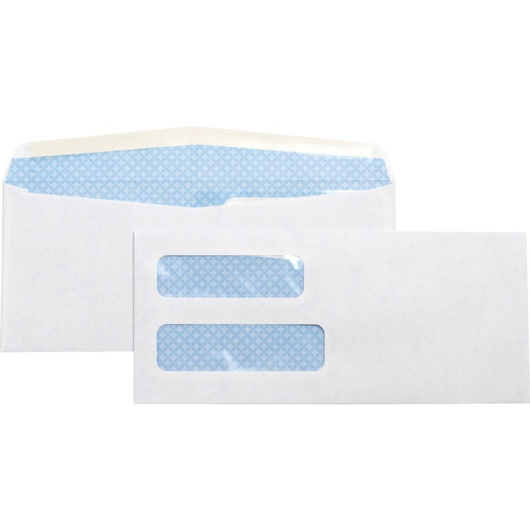 Business Source No. 10 Double-Window Invoice Envelopes [SKU - BSN36694]