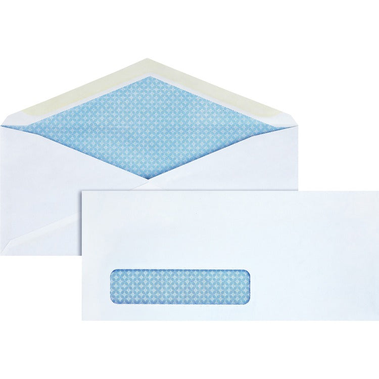 Business Source No. 10 Tinted Diagonal Seam Window Envelopes [SKU - BSN42205]