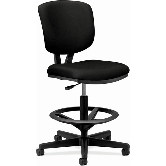 HON Volt Task Stool | Extended Height, Footring | Black Fabric [SKU - HON5705GA10T]