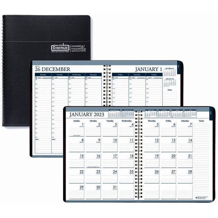 House of Doolittle Tabbed Wirebound Weekly/Monthly Planner [SKU - HOD28302]