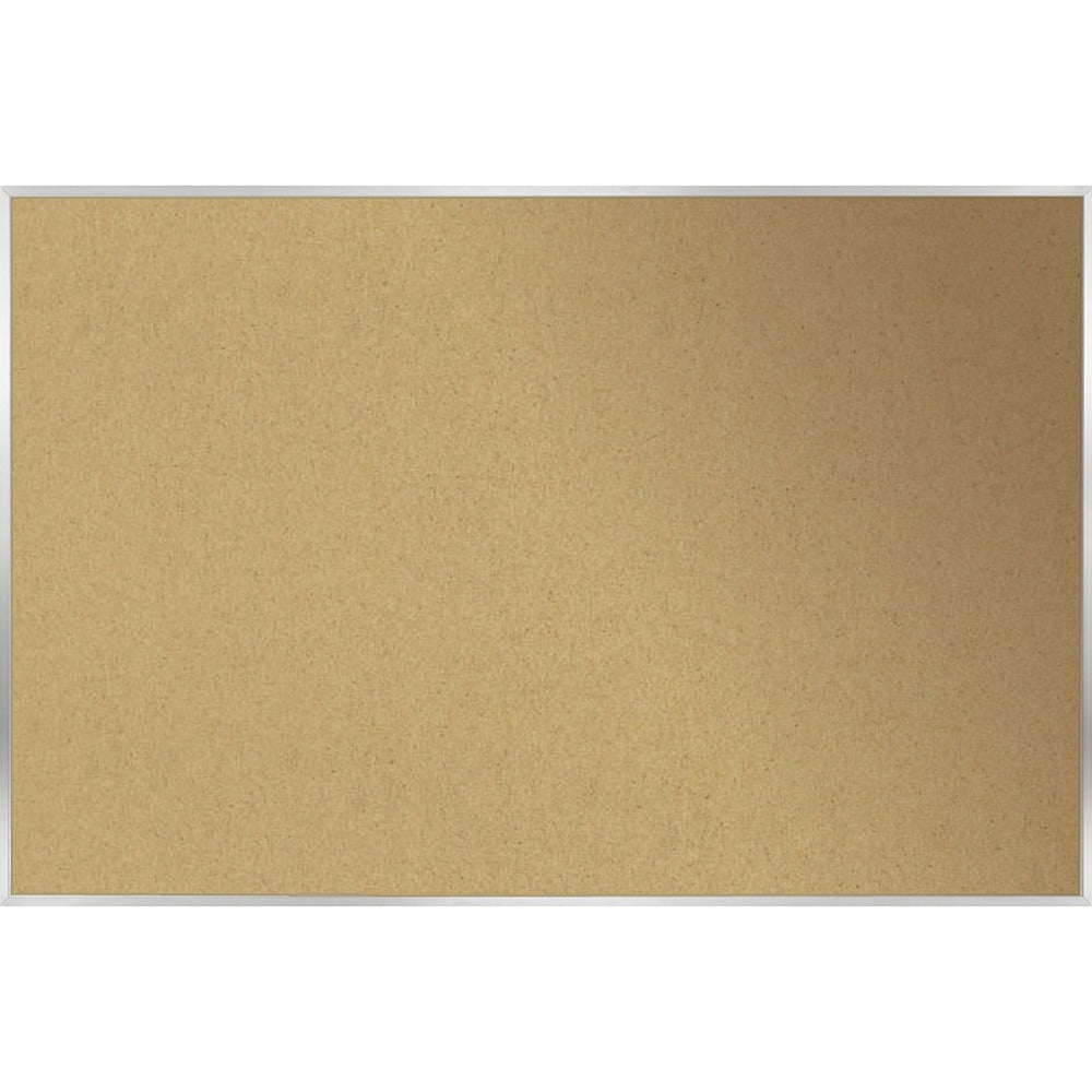Ghent Natural Cork Bulletin Board with Aluminum Frame [SKU - GHE13181]