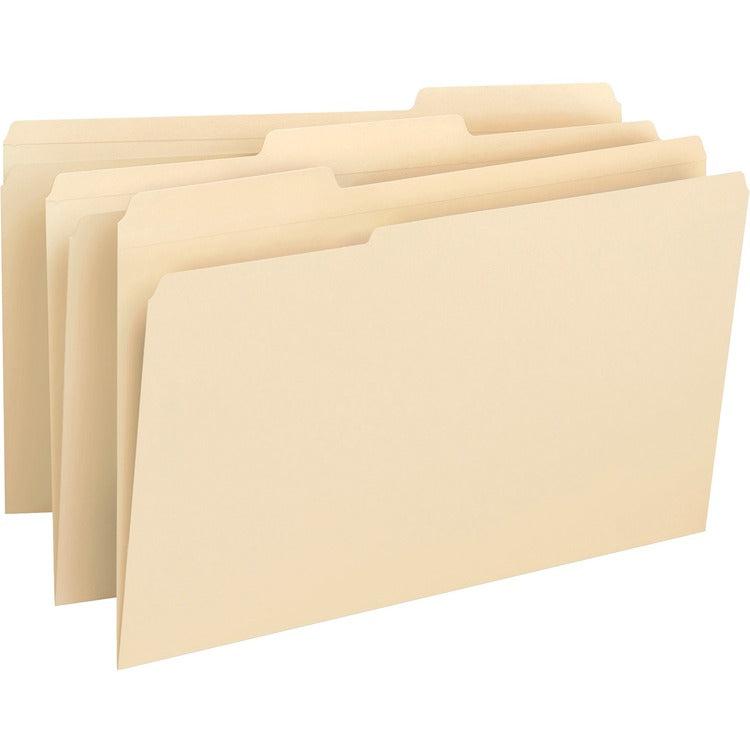 Business Source 1/3 Tab Cut Legal Recycled Top Tab File Folder [SKU - BSN16516]