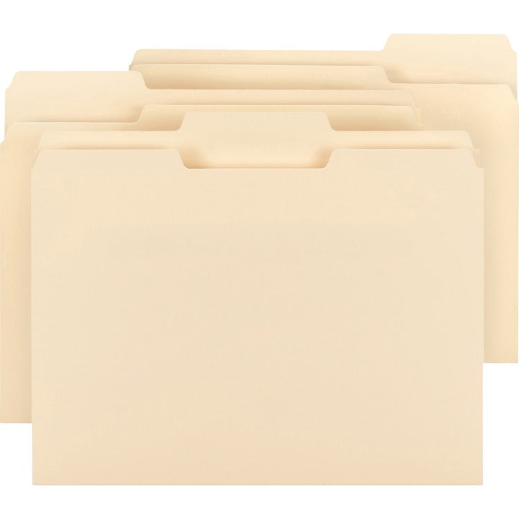 Business Source 1/3 Tab Cut Letter Recycled Top Tab File Folder [SKU - BSN78950]