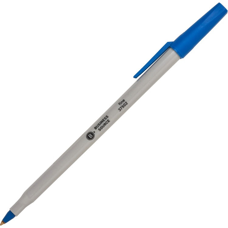 Business Source Fine Point Ballpoint Stick Pens [SKU - BSN37502]