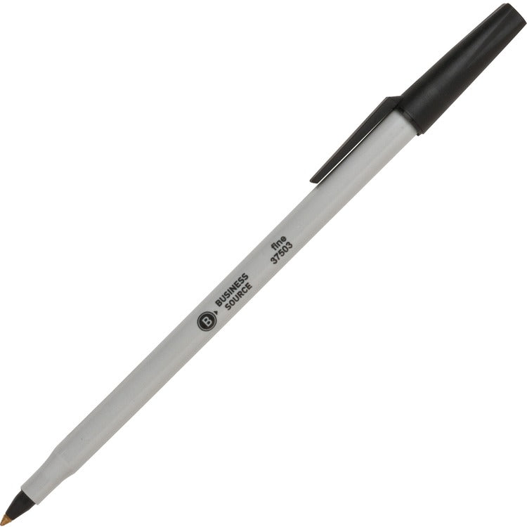 Business Source Fine Point Ballpoint Stick Pens [SKU - BSN37503]