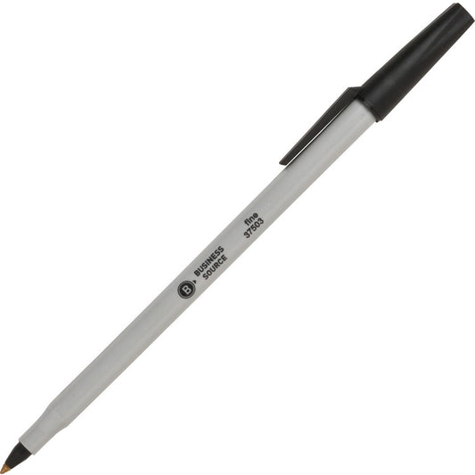 Business Source Fine Point Ballpoint Stick Pens [SKU - BSN37503]