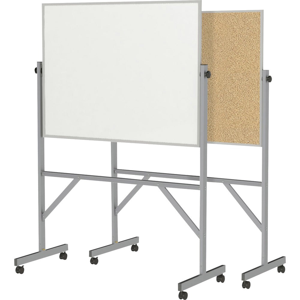 Ghent Reversible Cork Bulletin Board/ Non-Magnetic Whiteboard with Aluminum Frame [SKU - GHEARMK34]