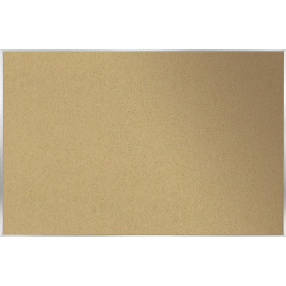 Ghent Natural Cork Bulletin Board with Aluminum Frame [SKU - GHE13341]