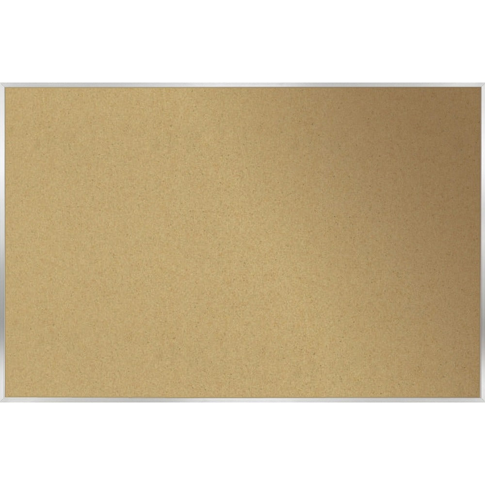 Ghent Natural Cork Bulletin Board with Aluminum Frame [SKU - GHE13231]