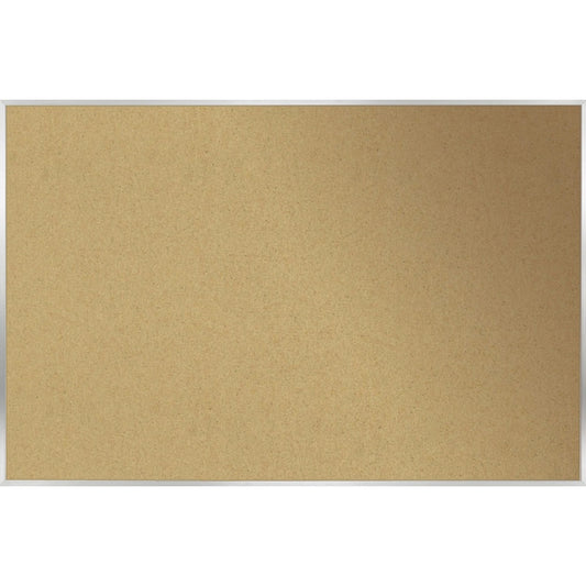 Ghent Natural Cork Bulletin Board with Aluminum Frame [SKU - GHE13231]