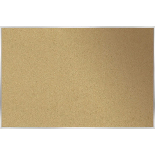 Ghent Natural Cork Bulletin Board with Aluminum Frame [SKU - GHEAK48]