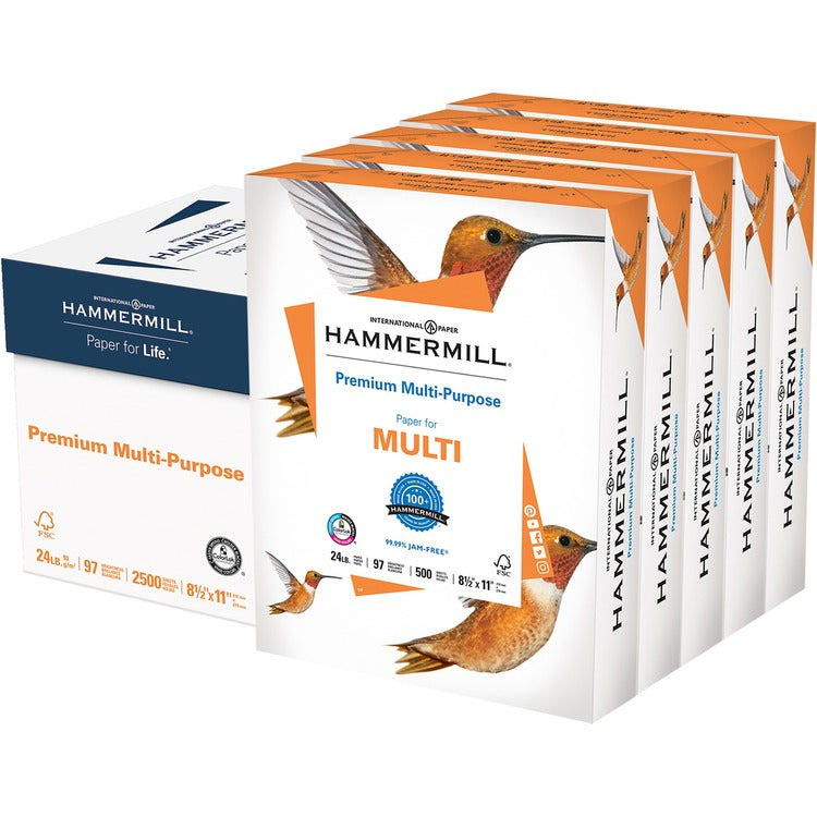 Hammermill Premium Multipurpose Paper- 5 Ream [SKU - HAM105810]