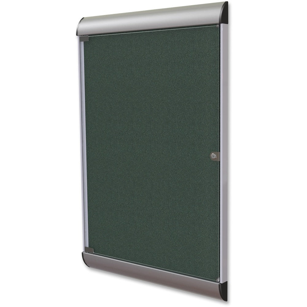 Ghent Silhouette Enclosed with 183 Ebony Vinyl Tackboard [SKU - GHESILH20411]