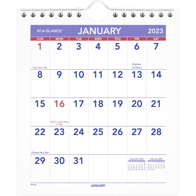 At-A-Glance Mini Wall/Desk Monthly Calendar [SKU - AAGPM528]